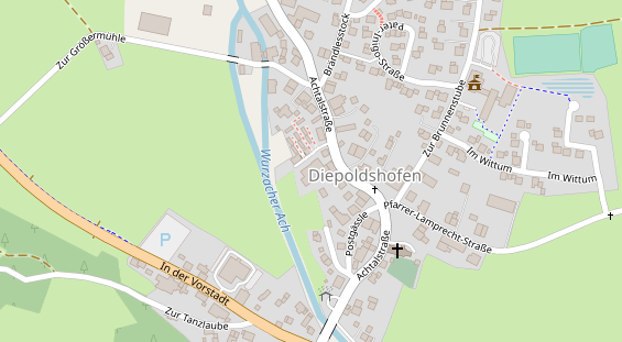 Heilpraktiker auf Satellitenbild