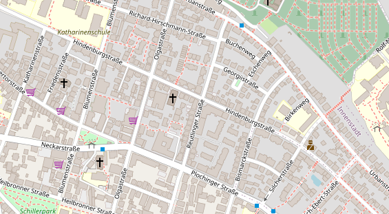 Heilpraktiker auf Satellitenbild