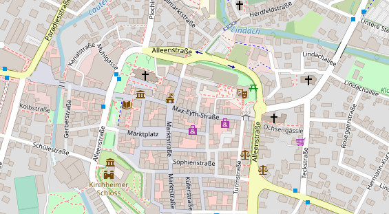 Heilpraktiker auf Satellitenbild