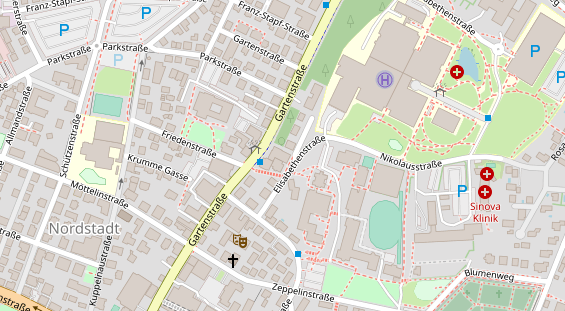 Heilpraktiker auf Satellitenbild