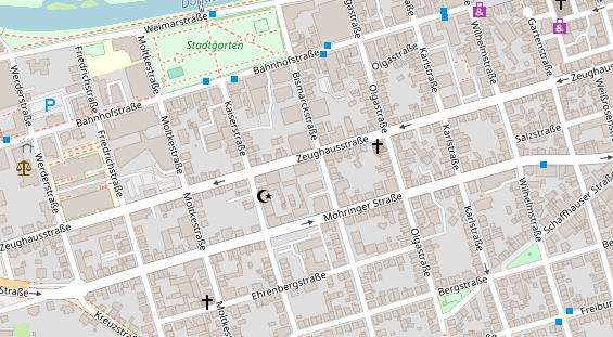 Heilpraktiker auf Satellitenbild