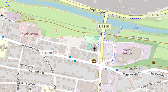 Heilpraktiker auf Satellitenbild