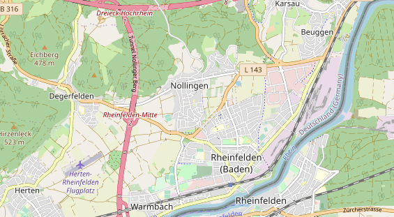 Heilpraktiker auf Karte
