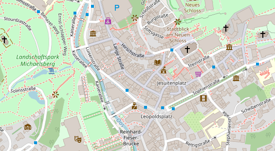 Heilpraktiker auf Satellitenbild