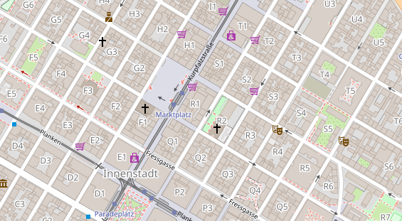 Heilpraktiker auf Satellitenbild