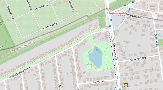 Heilpraktiker auf Satellitenbild