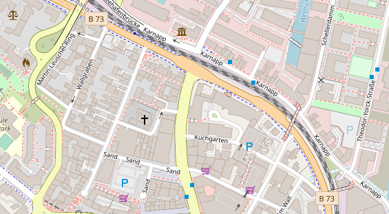 Heilpraktiker auf Satellitenbild