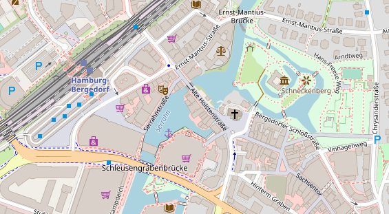 Heilpraktiker auf Satellitenbild