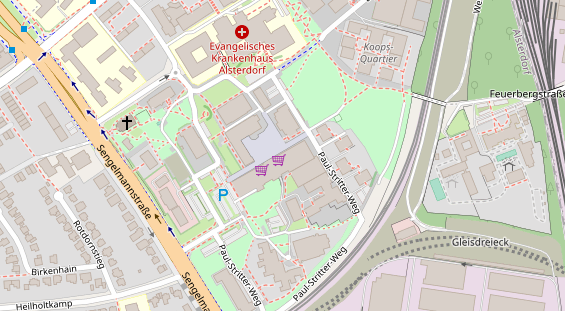Heilpraktiker auf Satellitenbild