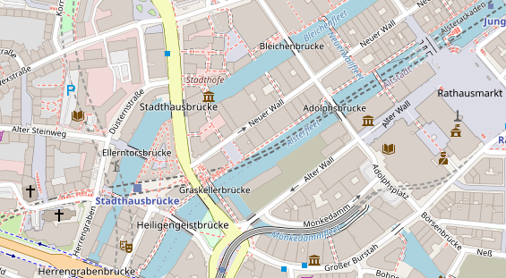 Heilpraktiker auf Satellitenbild