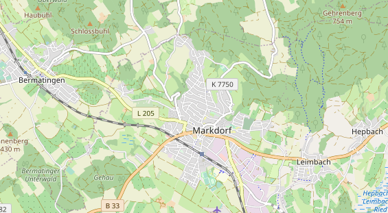 Heilpraktiker auf Karte