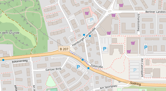 Heilpraktiker auf Satellitenbild