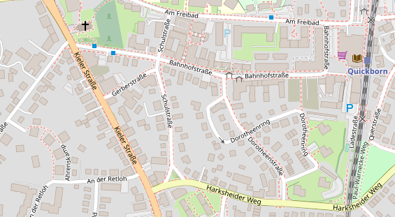 Heilpraktiker auf Satellitenbild