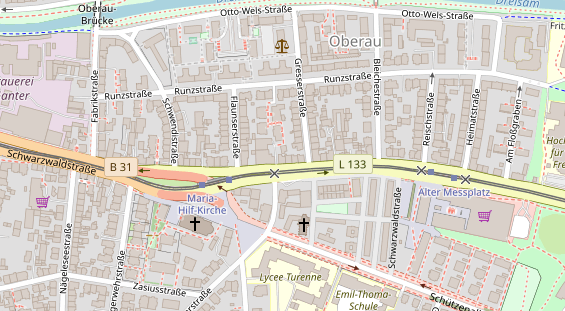 Heilpraktiker auf Satellitenbild