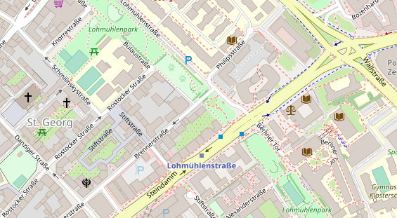 Heilpraktiker auf Satellitenbild