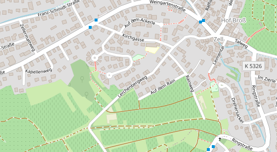 Heilpraktiker auf Satellitenbild