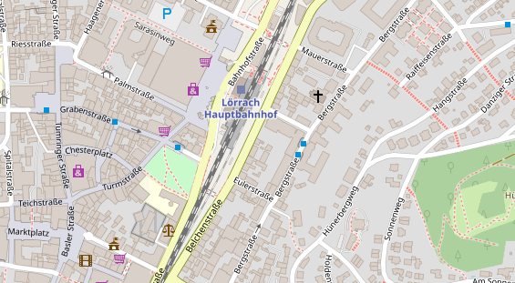 Heilpraktiker auf Satellitenbild