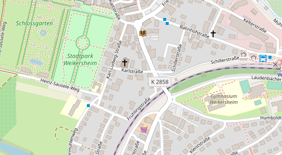 Heilpraktiker auf Karte