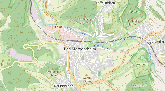 Heilpraktiker auf Karte