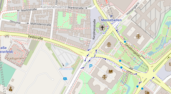 Heilpraktiker auf Satellitenbild