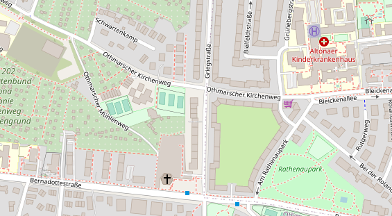 Heilpraktiker auf Satellitenbild