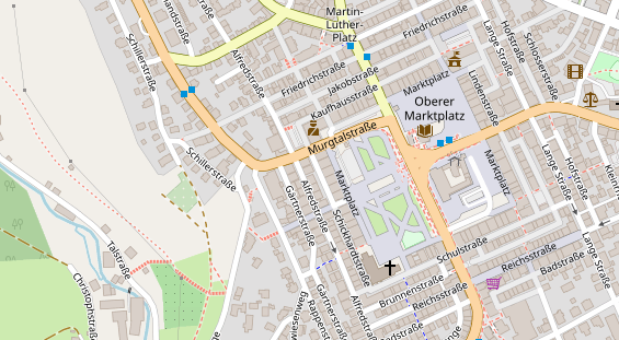 Heilpraktiker auf Satellitenbild