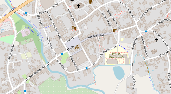 Heilpraktiker auf Satellitenbild