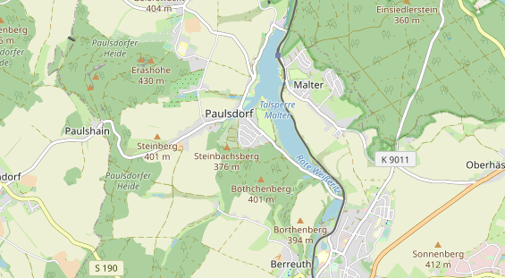Heilpraktiker auf Karte