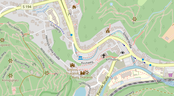 Heilpraktiker auf Satellitenbild