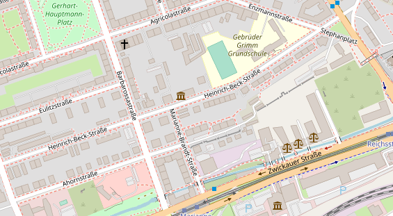 Heilpraktiker auf Satellitenbild