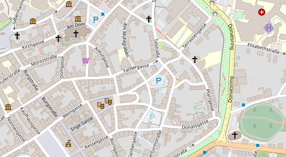 Heilpraktiker auf Satellitenbild