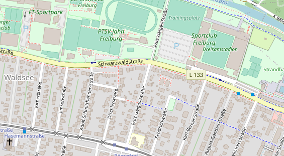 Heilpraktiker auf Satellitenbild