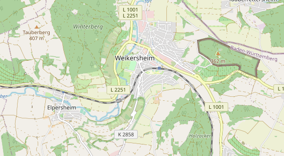 Heilpraktiker auf Karte