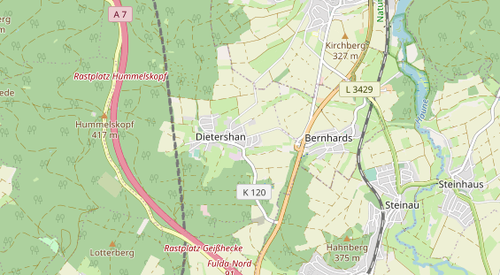 Heilpraktiker auf Karte