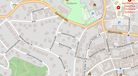 Heilpraktiker auf Karte