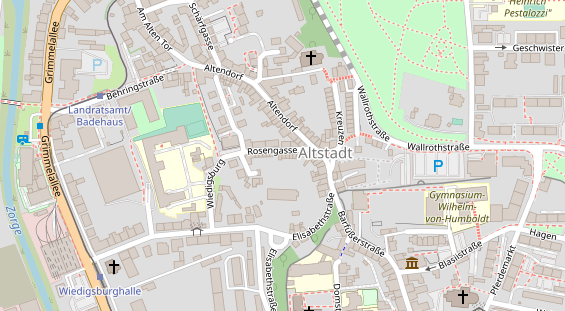 Heilpraktiker auf Satellitenbild