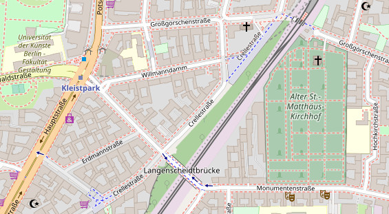 Heilpraktiker auf Satellitenbild