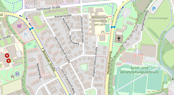 Heilpraktiker auf Satellitenbild