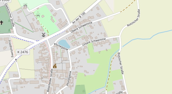 Heilpraktiker auf Satellitenbild