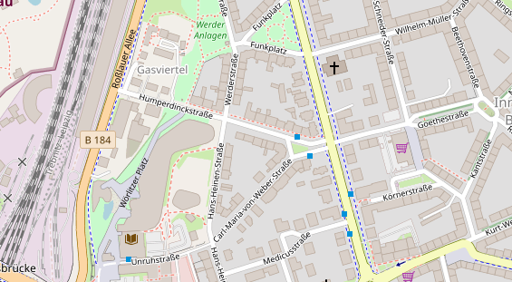 Heilpraktiker auf Satellitenbild