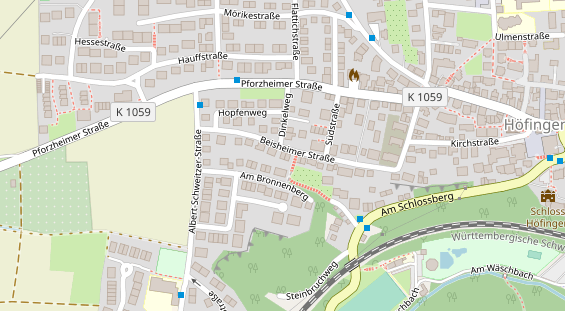 Heilpraktiker auf Satellitenbild