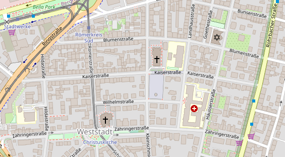 Heilpraktiker auf Satellitenbild