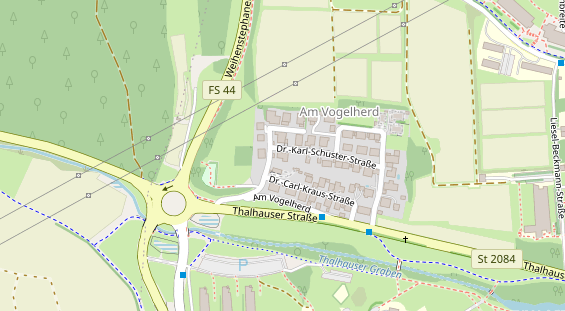 Heilpraktiker auf Satellitenbild
