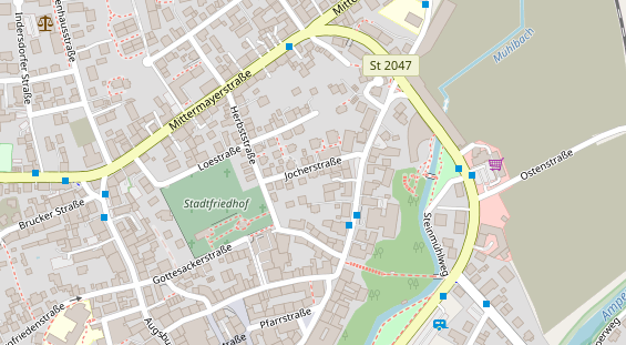 Heilpraktiker auf Satellitenbild