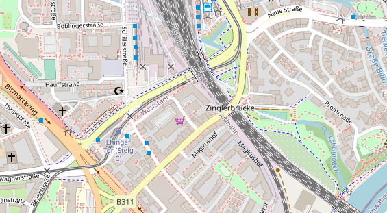 Heilpraktiker auf Satellitenbild