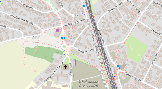 Heilpraktiker auf Satellitenbild