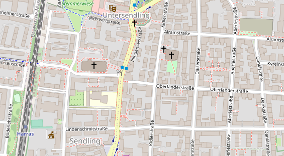 Heilpraktiker auf Satellitenbild