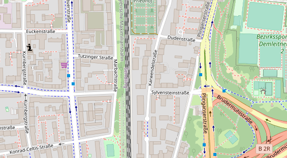 Heilpraktiker auf Satellitenbild
