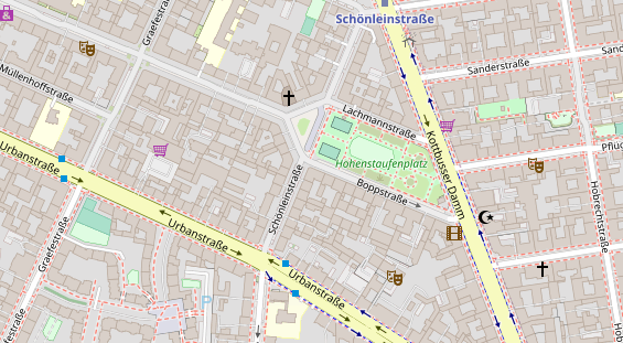 Heilpraktiker auf Satellitenbild