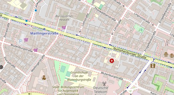 Heilpraktiker auf Satellitenbild